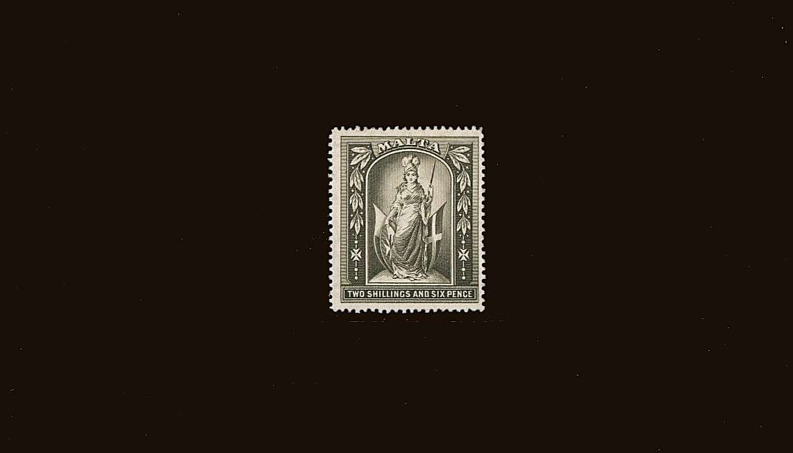 2/6d Olive-Grey<br/>
A superb unmounted mint single. Superb!
<br/><b>QQU</b>