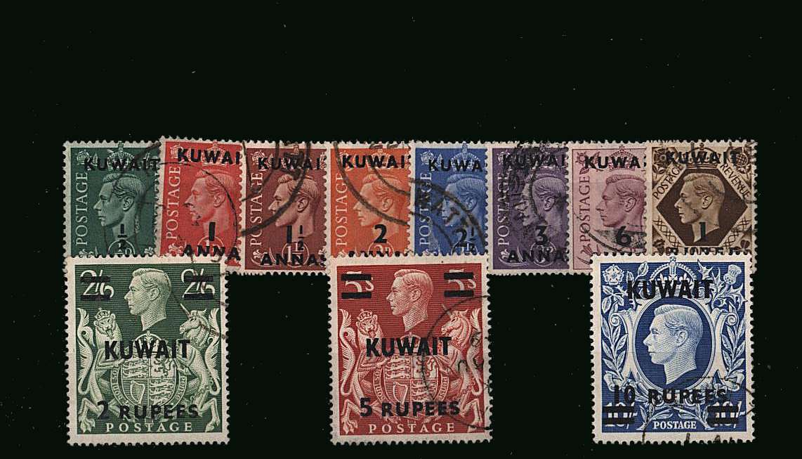 A superb fine used set of eleven.<br/><b>QQW</b>