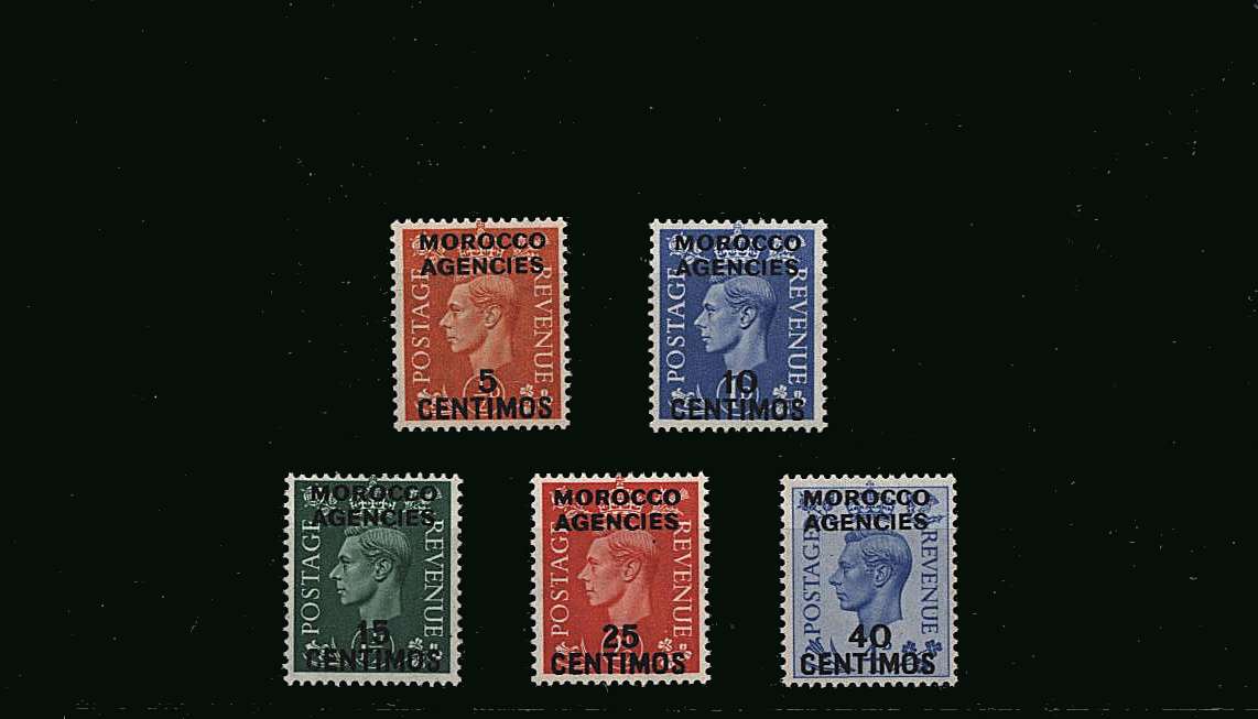 A superb unmounted mint set of five
<br/><b>BBH</b>
