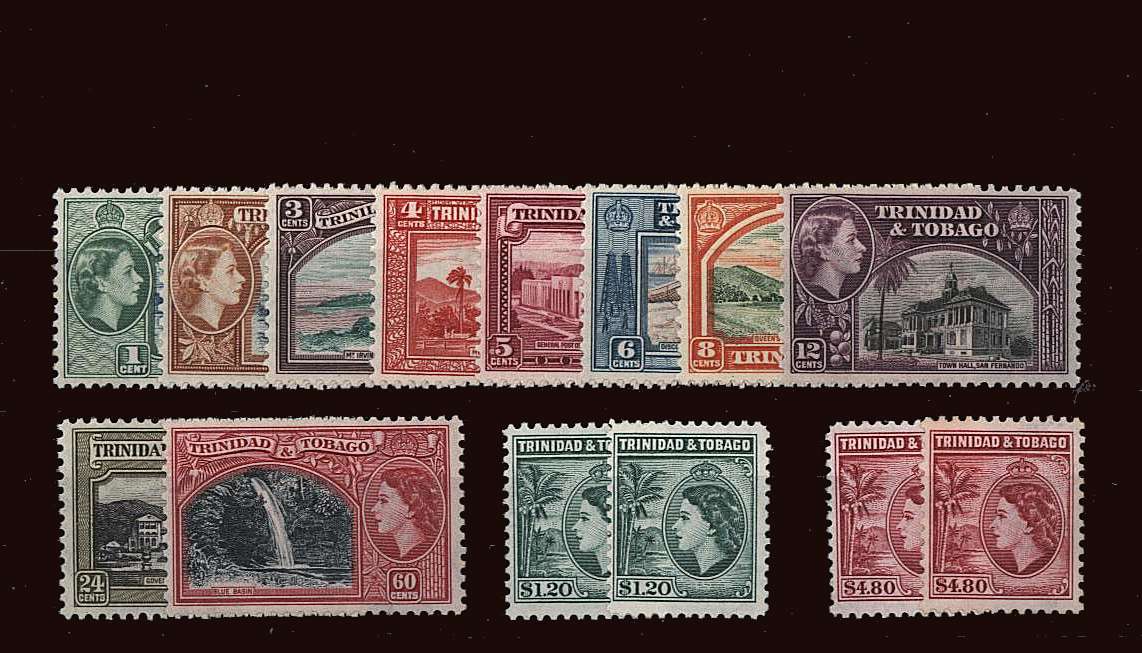 A superb unmounted mint set of twelve with the bonus of the perforation changes on the top two values.
<br/><b>QQY</b>