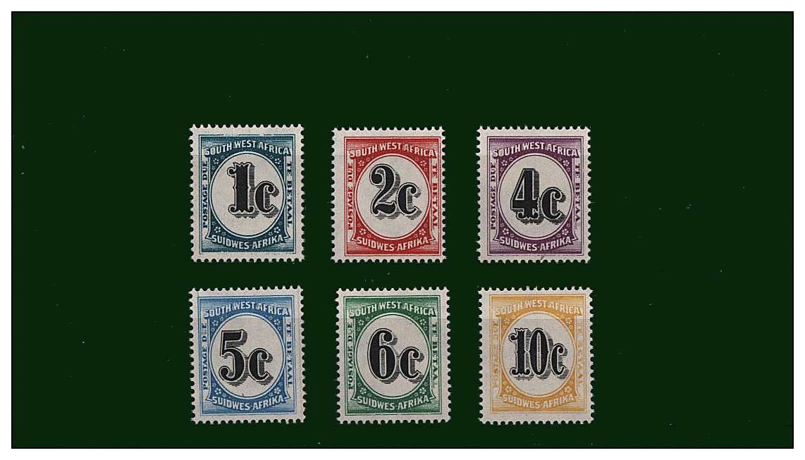 Postage Due set of six
superb unmounted mint.<br/><b>QQF</b>