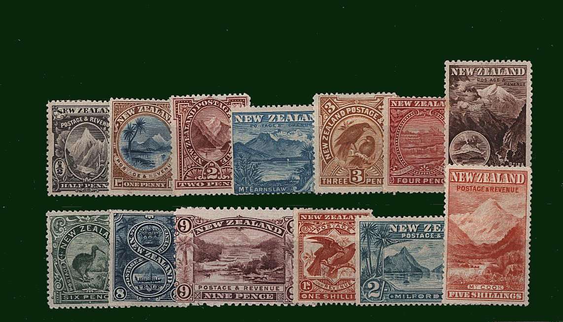 The <b>NO WATERMARK</b> set of thirteen lightly mounted mint. A fine and fresh set, way above average freshness with the usual centering which is so common for these early issues.<br/>SG Cat 1100.00

<br/><b>BBD</b>