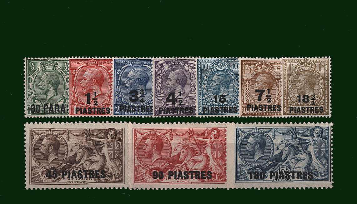 A fine and fresh very very lightly mounted mint set of ten.
<br/><b>BBD</b>