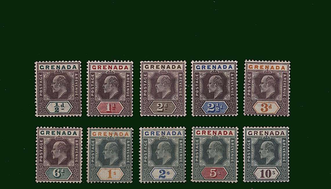 A fine and fresh lightly mounted mint set of ten with several being unmounted mint.<br/>SG Cat £250
<br/><b>BBD</b>