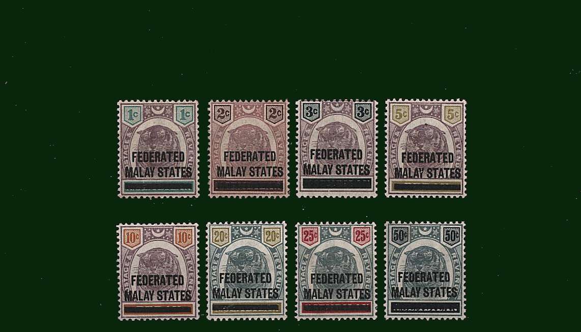 A fine and fresh very lightly mounted mint set of eight.<br/>SG Cat £600.oo
<br/><b>BBD</b>