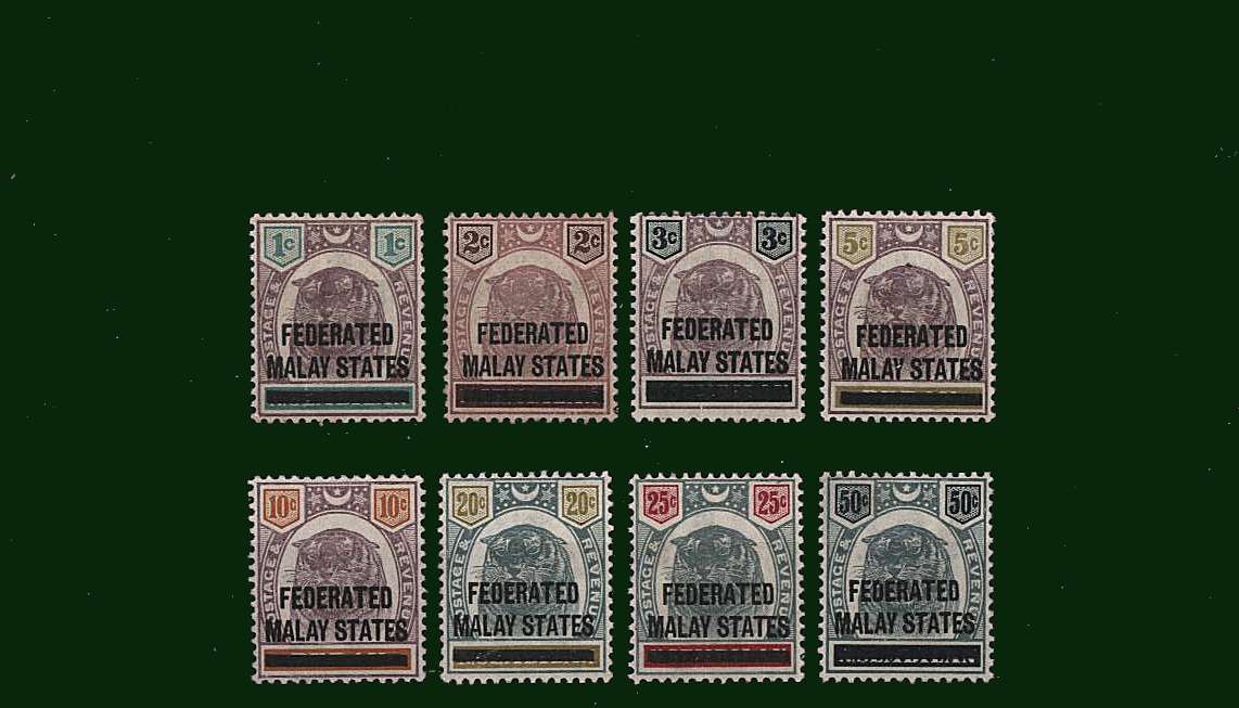 A fine and fresh very lightly mounted mint set of eight.<br/>SG Cat £600.oo
<br/><b>BBD</b>