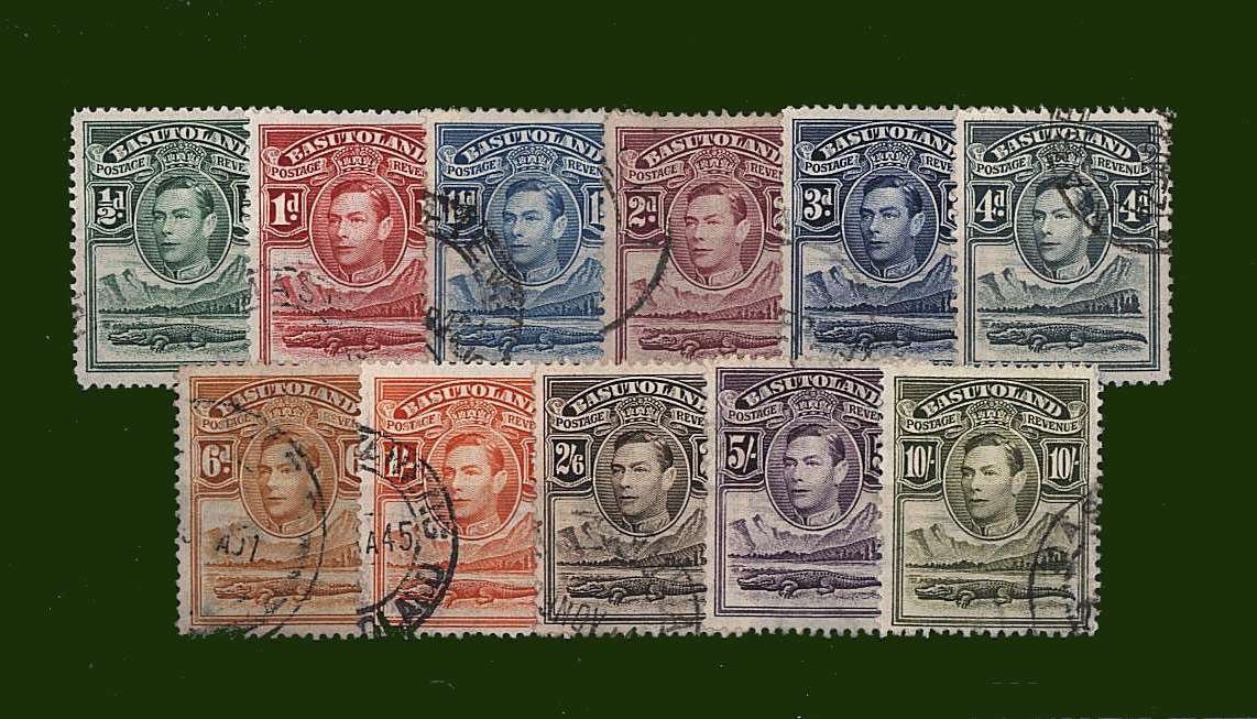 A fine used set of eleven.
<br><b>BBF</b>