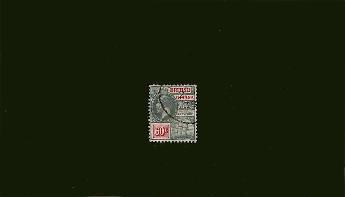 60c Green and Rosine<br/>
A sutuuning superb used single

<br><b>BBJ</b>