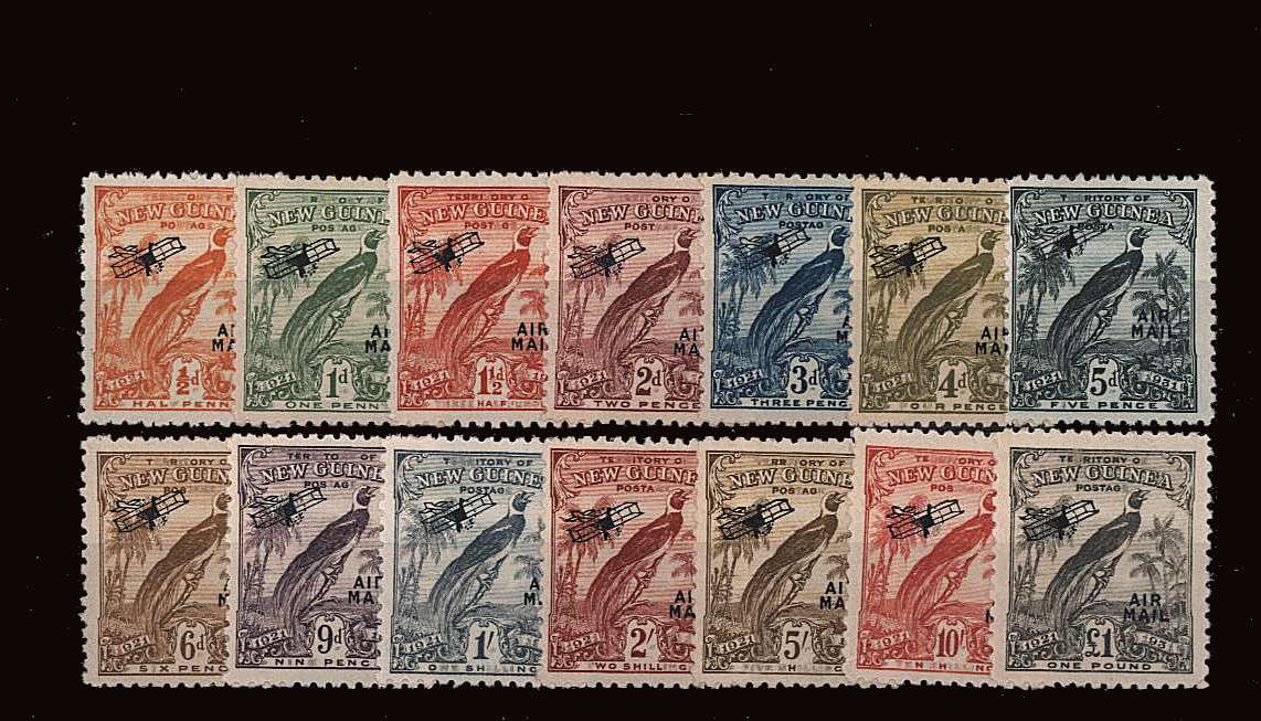 The AIR MAIL set of fourteen superb unmounted mint. 
<br/><b>BBK</b>