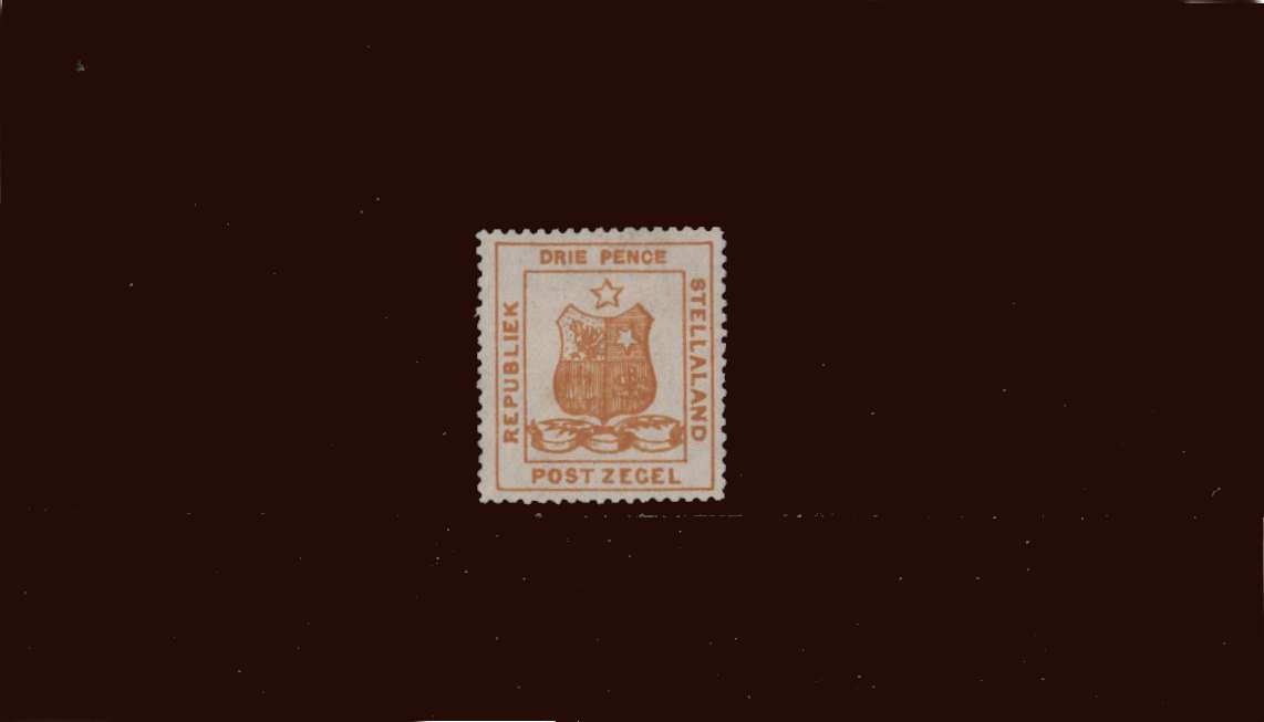 3d Orange<br/>
A fine and fresh no gum stamp that appears to be genuine<br/>on the 8 point comparison guide and by perforation and length of value tablet.<br/>SG Cat 45<br/><b>BBM</b>