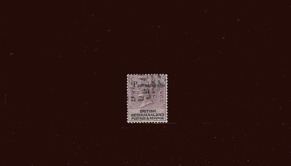 3d on 3d Pale Reddish Lilac and Black<br/>
A fine used stamp.<br/>
SG Cat £275
<br/><b>BBM</b>