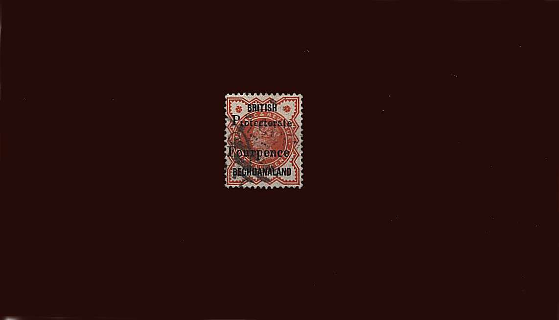 4d on ½d Vermilion<br/>
A fine used single.
<br/><b>BBM</b>