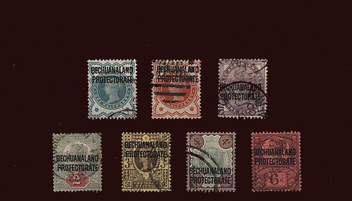 A superb fine used set of seven.<br/>
Please note all stamps are complete without missing perforations!<br/>
SG Cat 65
<br/><b>BBM</b>