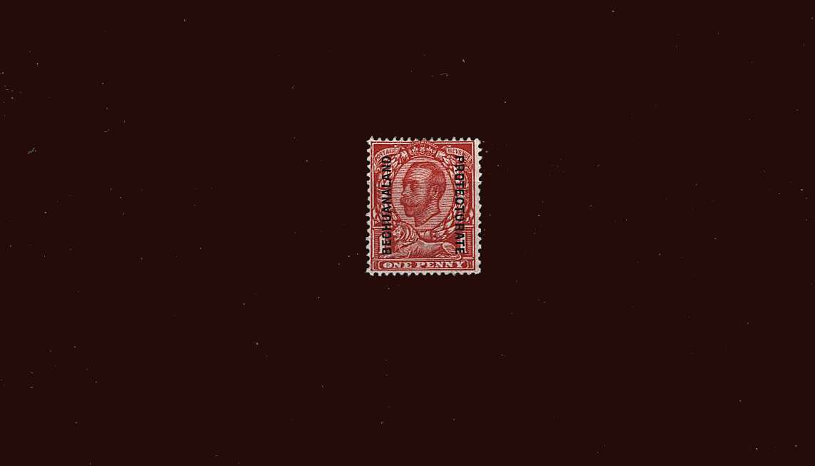 1d Scarlet<br/>
A good mounted mint single.
<br/><b>BBM</b>