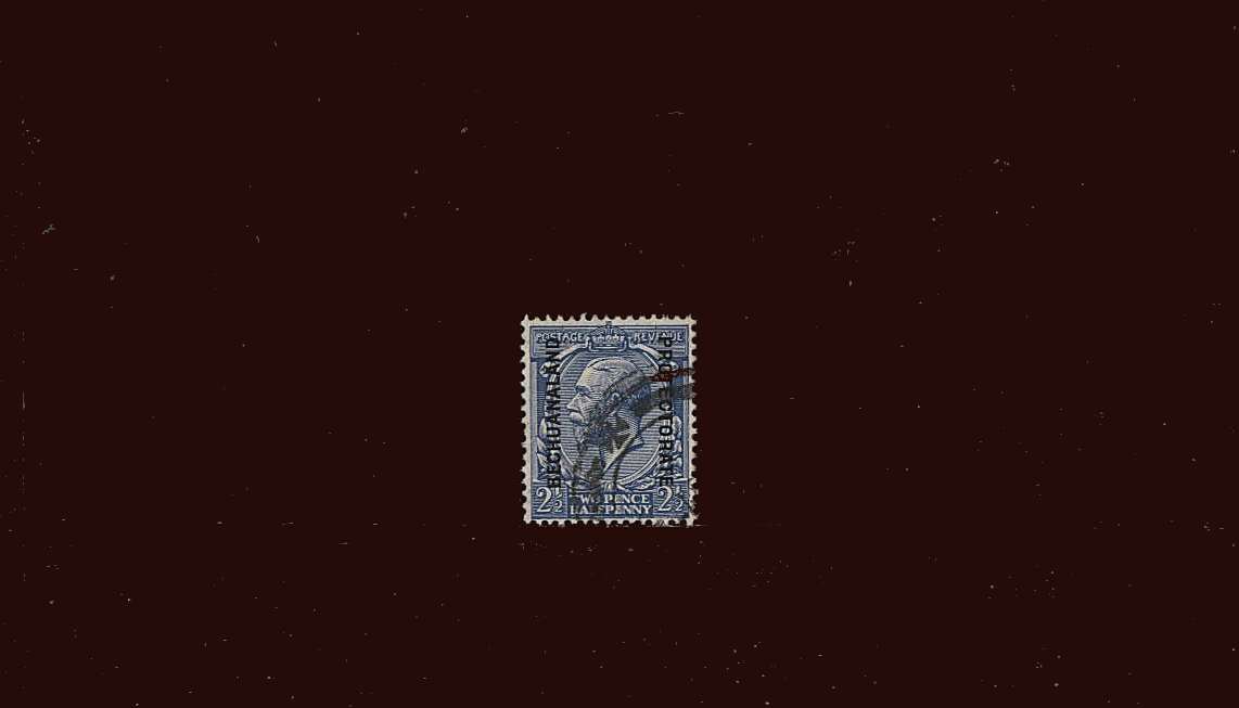 2½d Cobalt-Blue<br/>
A superb fine used single.<br/>
SG Cat £
<br/><b>BBM</b>