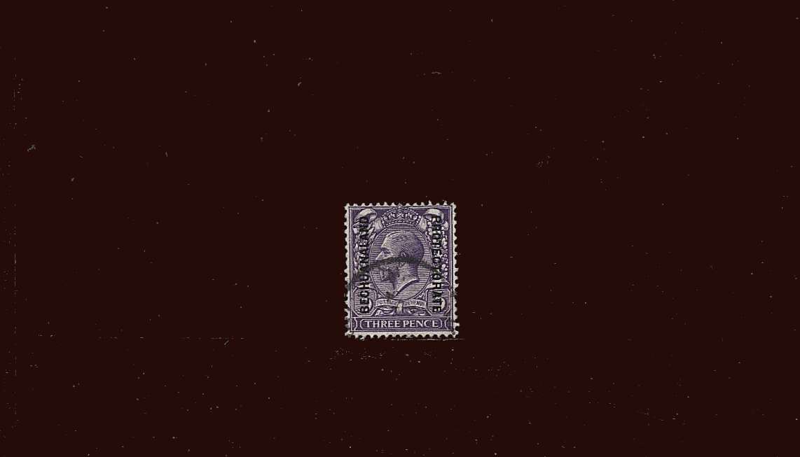 3d Bluish Violet<br/>
A superb used single.<br/>
SG Cat £20
<br/><b>BBM</b>