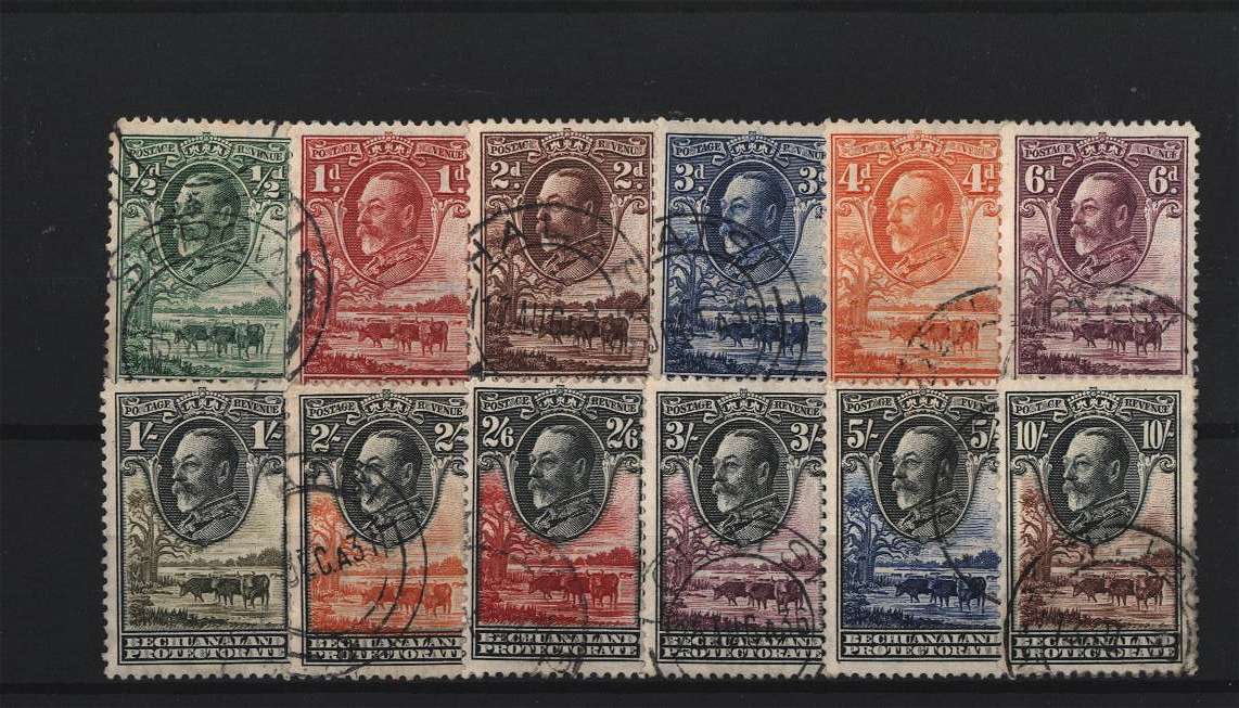 The George 5th set of twelve superb fine used. Lovely!
<br/><b>BBM</b>