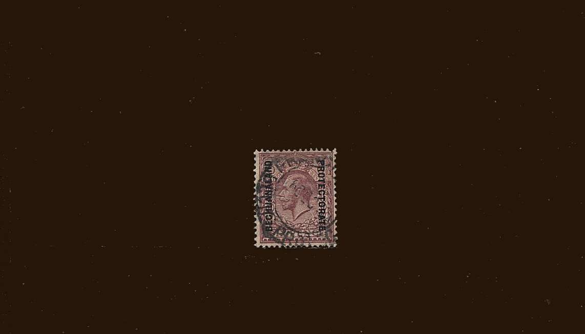 6d Purple - Ordinary Paper<br/>
A fine used stamp cancelled with a double ring CDS.<br/>
SG Cat £65<br/><b>BBM</b>