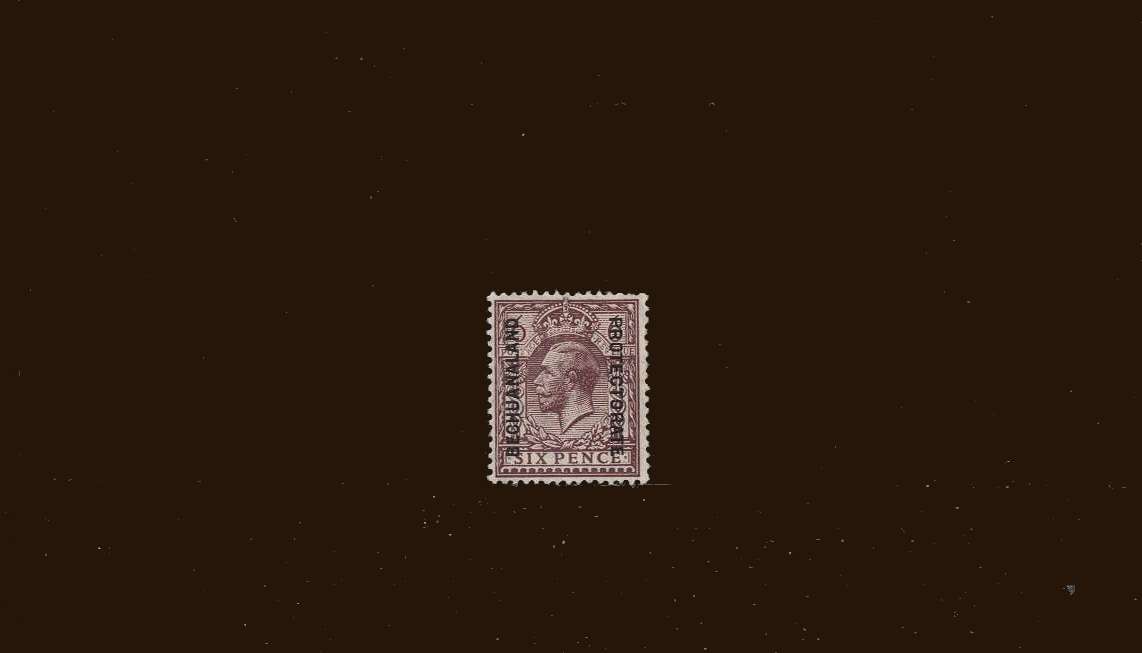 6d Reddish Purple - Chalk Surfaced Paper<br/>
A good mounted mint single.<br/>
SG Cat 75.00<br/><b>BBM</b>