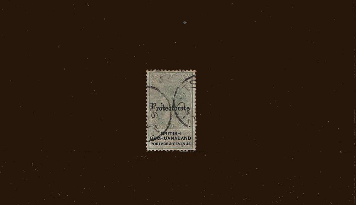 1/- Green and Black<br/>
A superb fine used single with a short perf SE corner.<br/>
SG Cat £70
<br/><b>BBM</b>