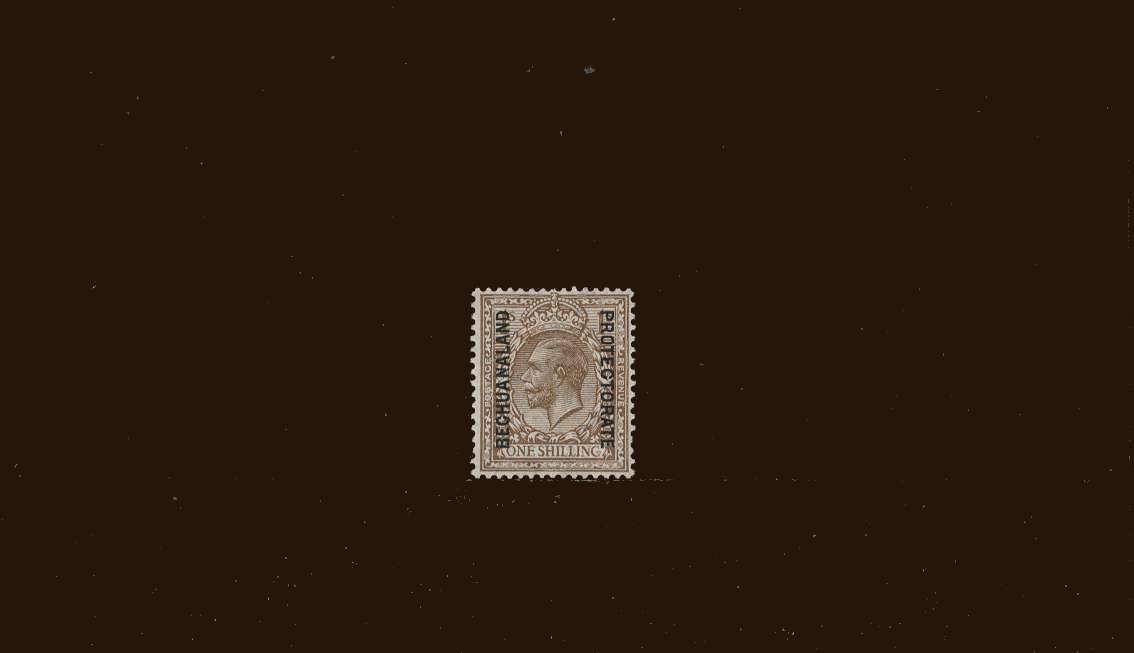 1/- Bistre<br/>
A lightly mounted mint single<br/>SG Cat £25