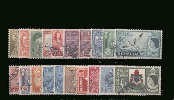 The set of eighteen and the DIE II set of two superb fine used.<br/><b>BBP</b>