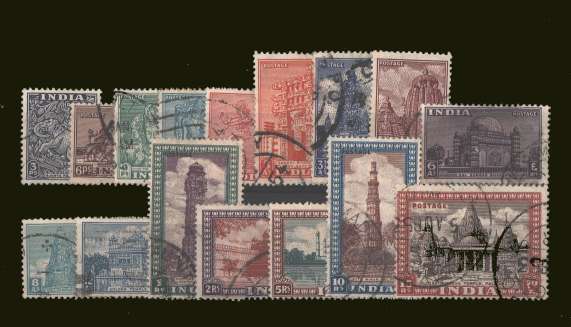 The ''Temples'' set of sixteen superb fine used. 
<br/><b>BBP</b>