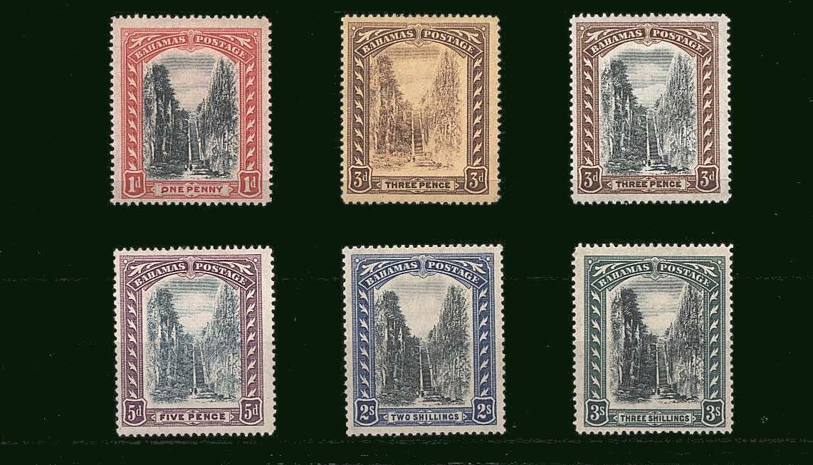 The ''Staircase'' set of six lightly mounted mint set of six.<br/><b>BBQ</b>