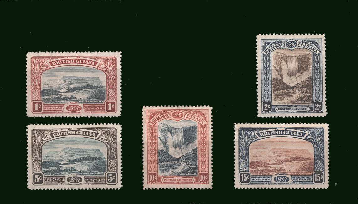 Queen Victoria's Jubilee<br/>
mounted mint set of five.<br/>
SG Cat £150<br/><b>BBQ</b>