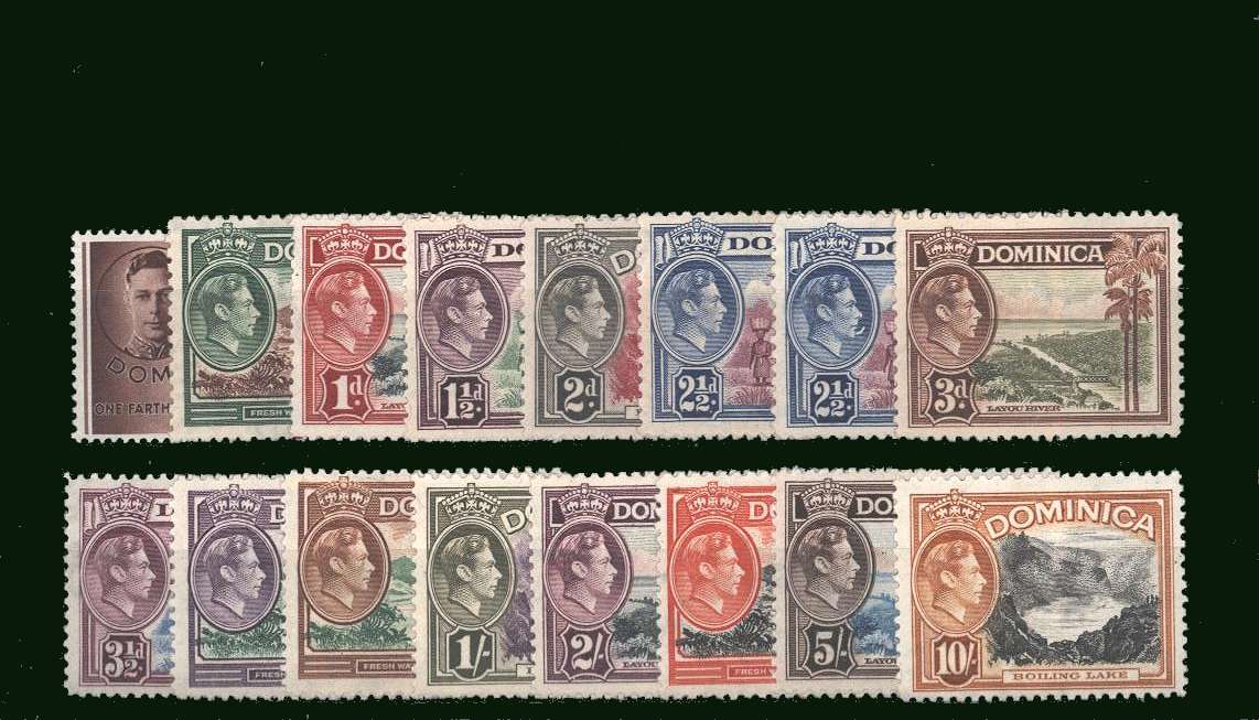The pictorials set of fifteen with the bonus of the SG listed shade on the 2�d stamp<br/>lightly mounted mint with many unmounted mint. <br/><b>BBQ</b>