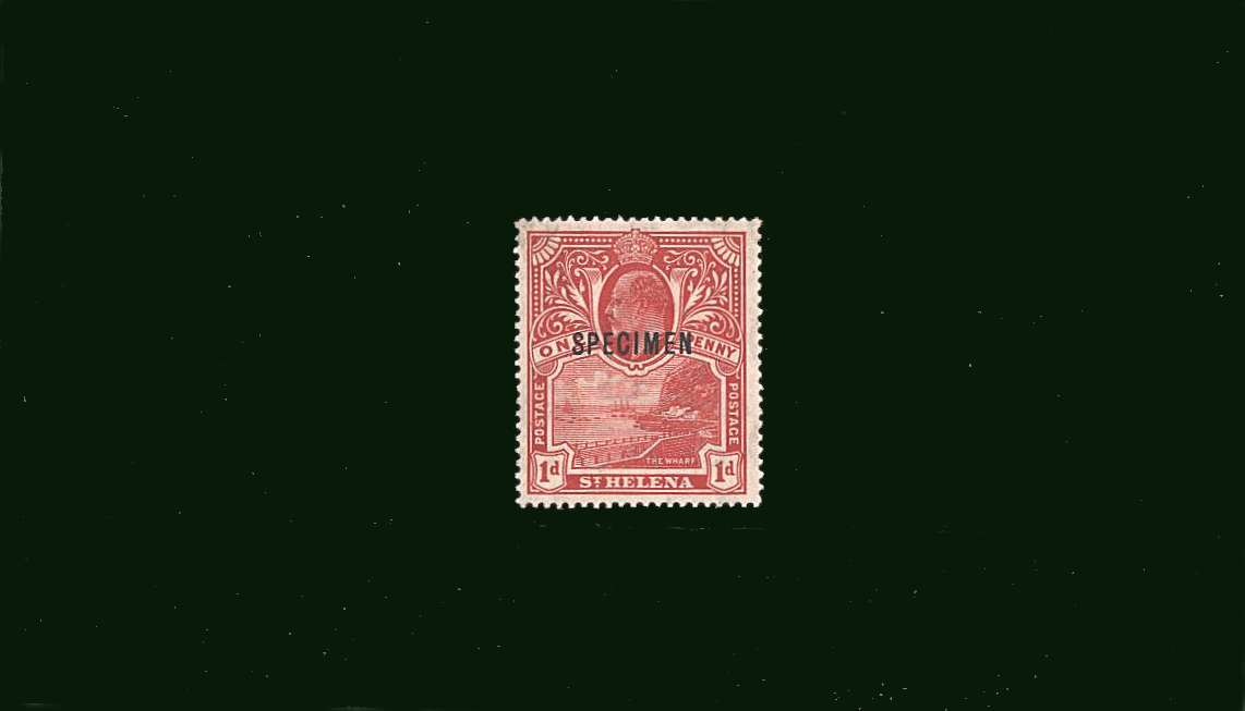 <b>1d Red - ''Prepared for use but not issued''</b><br/>
A superb very, very lightly mounted mint stamp with just a trace of a hinge<br/>overprinted <b>SPECIMEN.</b><br/>
Superb! - SG Cat £425
<br><b>BBQ</b>