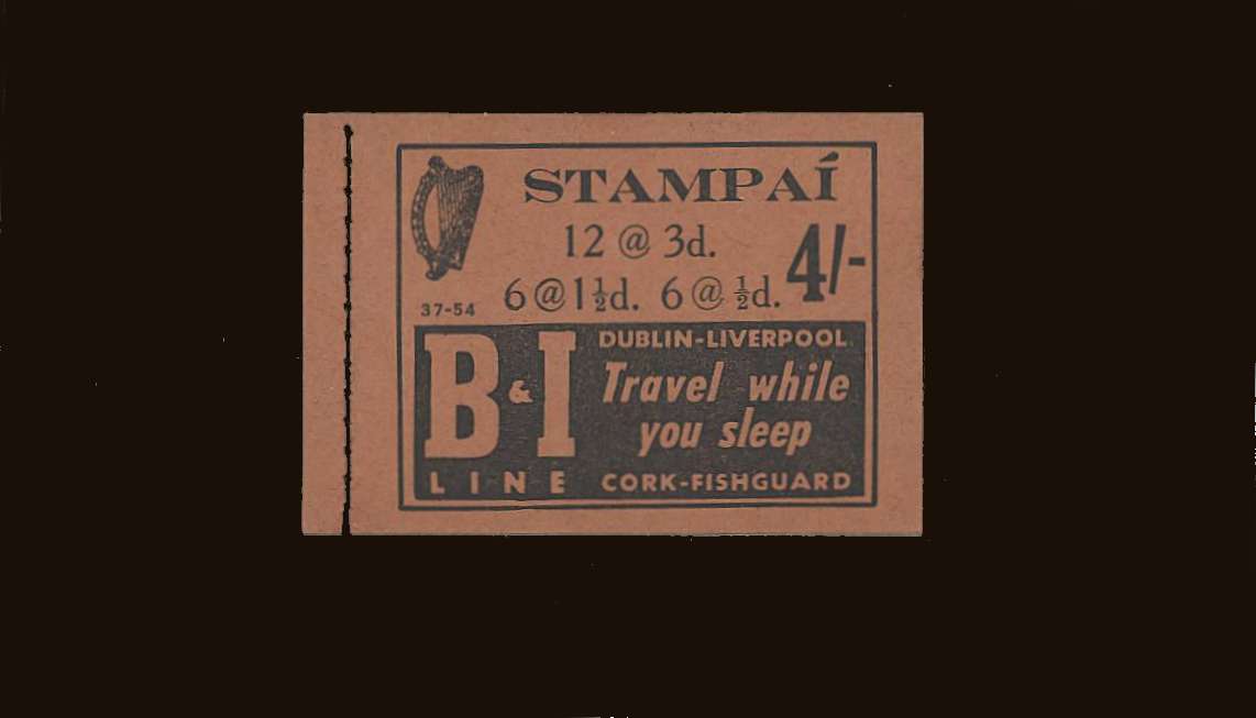 4/- Buff Cover<br/>
A superb booklet in pristine condition.<br/>
Edition 37-54<br/>
<b>QQB</b>