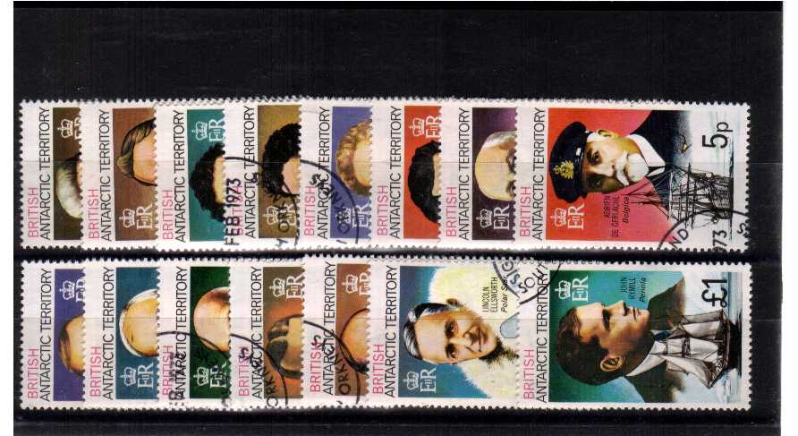 ''Explorers'' A superb fine used set of fifteen.<br/><b>ZKR</b>