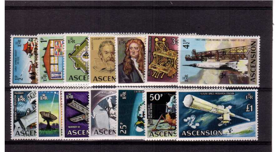 Space - superb unmounted mint set of fourteen