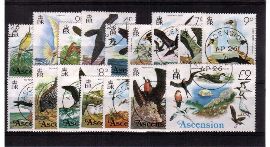 Birds - A superb fine used set of sixteen.<br/><b>QPX</b>