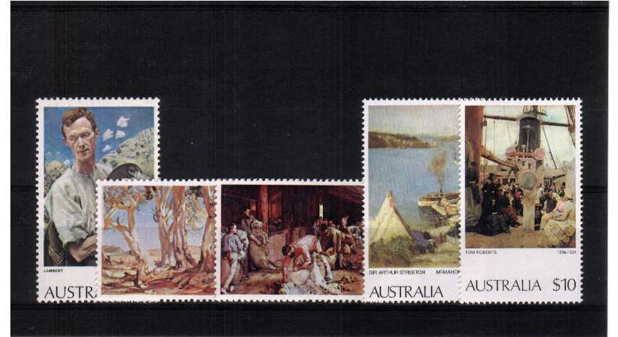 A superb unmounted mint set of five