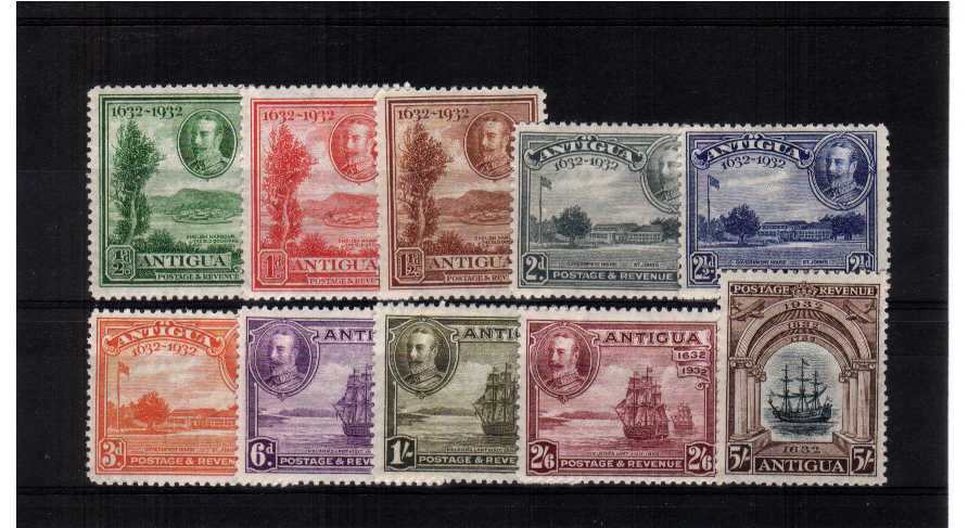 A fine very lightly mounted mint Tercentenary set of ten with some being unmounted mint.<br><b>ZKW</b>