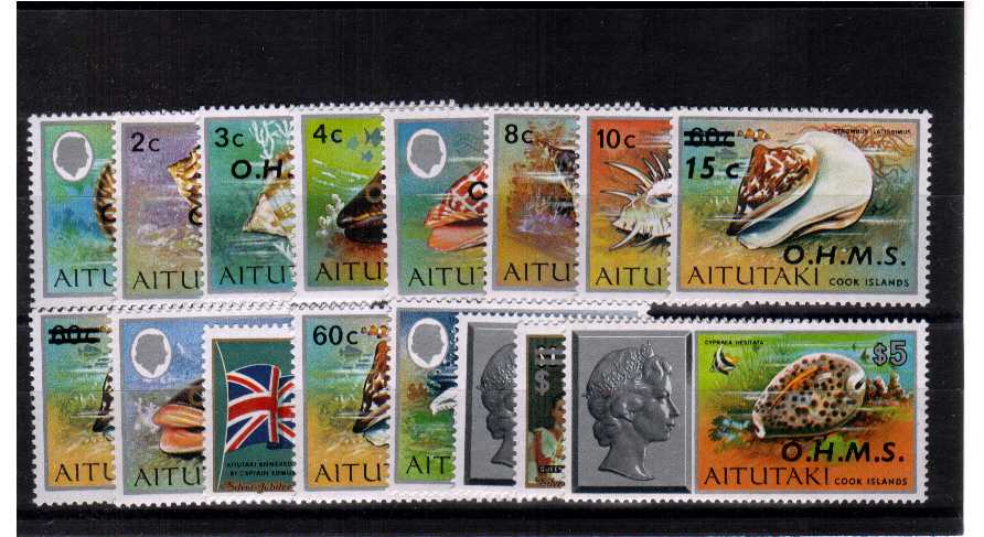 The ''O.H.M.S.'' set of sixteen superb unmounted mint.<br/><b>QZQ</b>