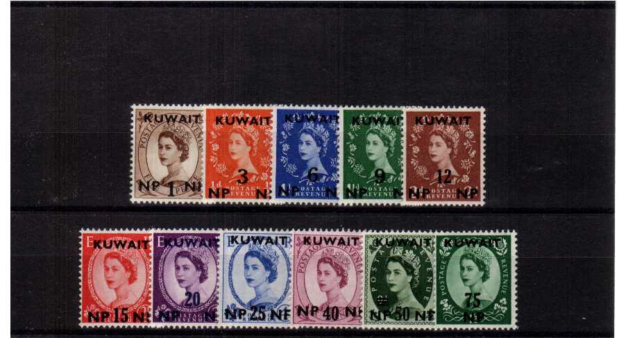 Superb unmounted mint set of eleven