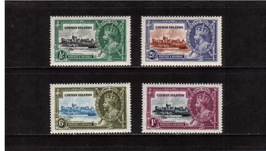 Silver Jubilee set of four superb unmounted mint.<br/><b>SEARCH CODE: 1935JUBILEE</b><br/><b>QQM</b>
