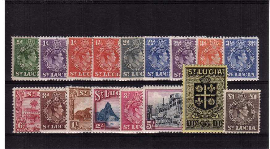 A superb unmounted mint set of seventeen.<br/><b>UEU</b>