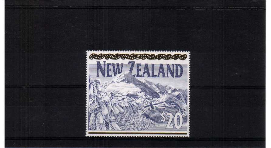 $20 engraved by SLANIA<br/>superb unmounted mint single<br/><b>QSQ</b>