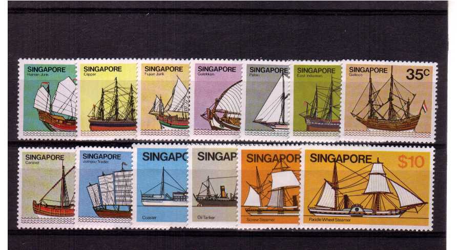 superb unmounted mint set of thirteen