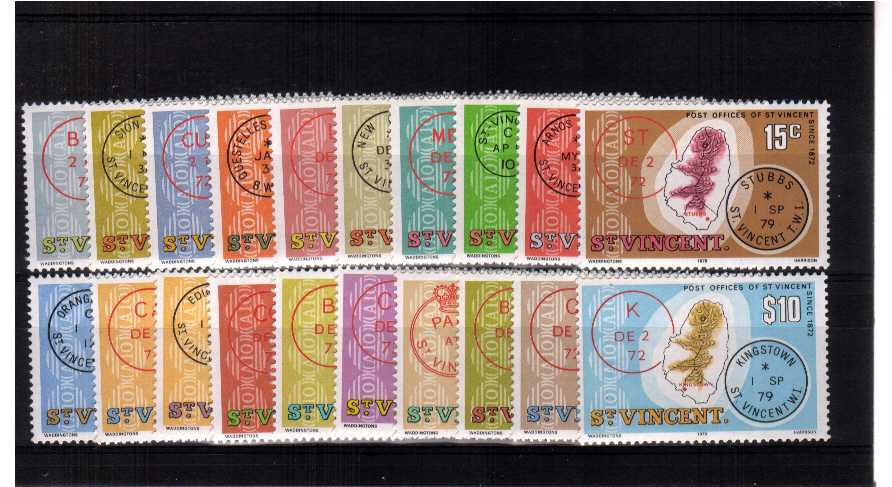 Maps - superb unmounted mint set of twenty.