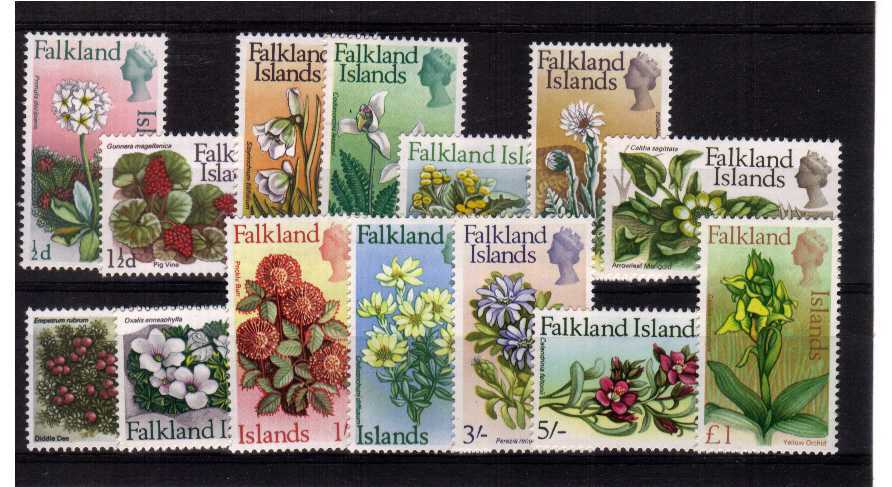 A fine lightly mounted mint set of fourteen.