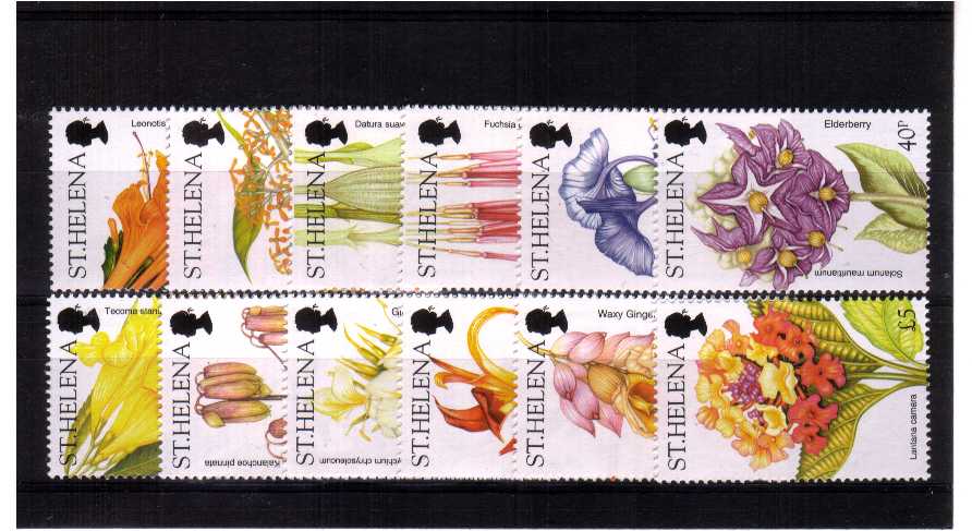 Flowers - A superb unmounted mint set of twelve.