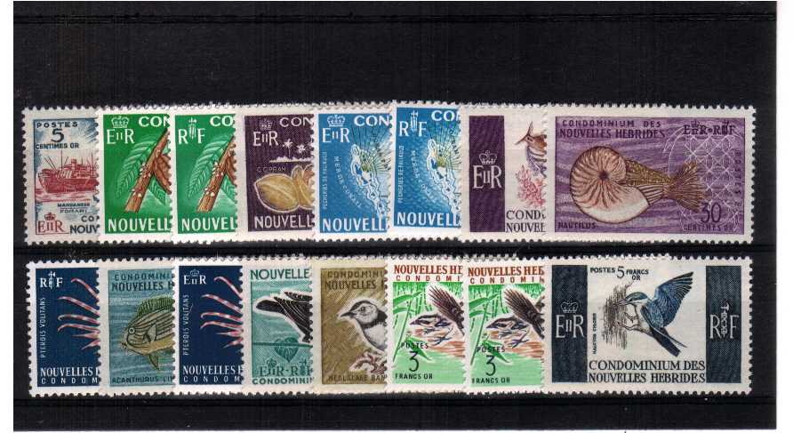 A superb unmounted mint set of sixteen.<br/><b>ZHZ</b>