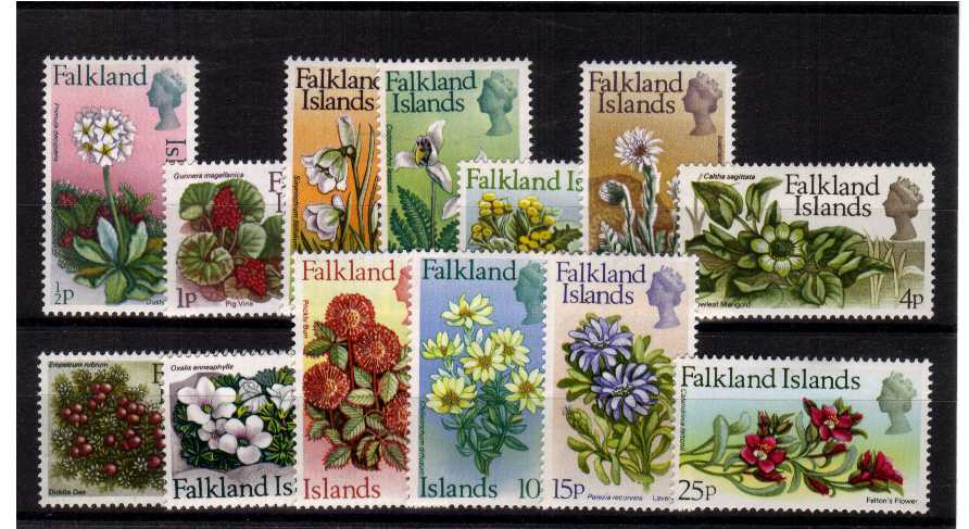 A fine lightly mounted mint set of thirteen