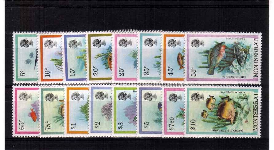 superb unmounted mint set of sixteen