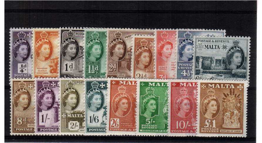 A superb unmounted mint set of seventeen.<br/><b>UAU</b>